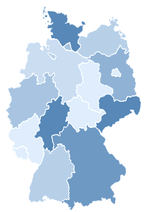 Karte der Bundesl�nder